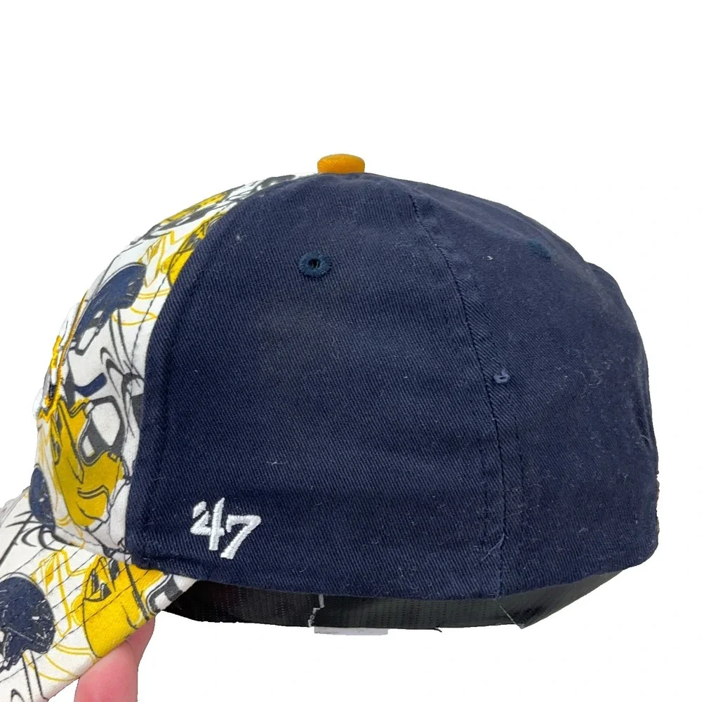 Nashville Predators‎ Hat Cap Strap Back Youth Kids AOP NHL Hockey Adjustable '47